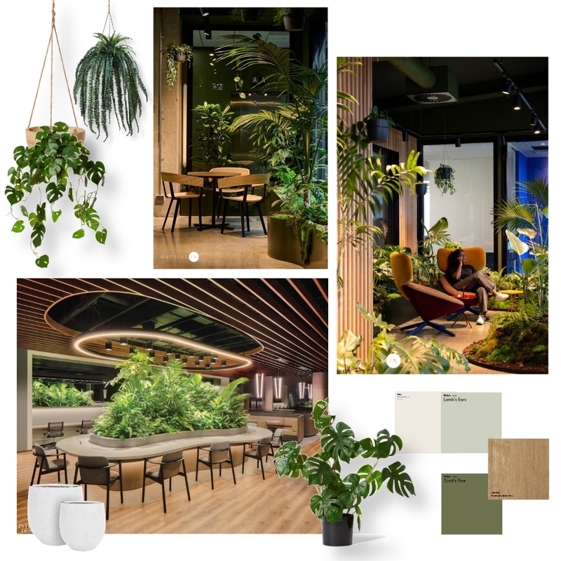 Office Planting Mood Board by Propti Design on Style Sourcebook