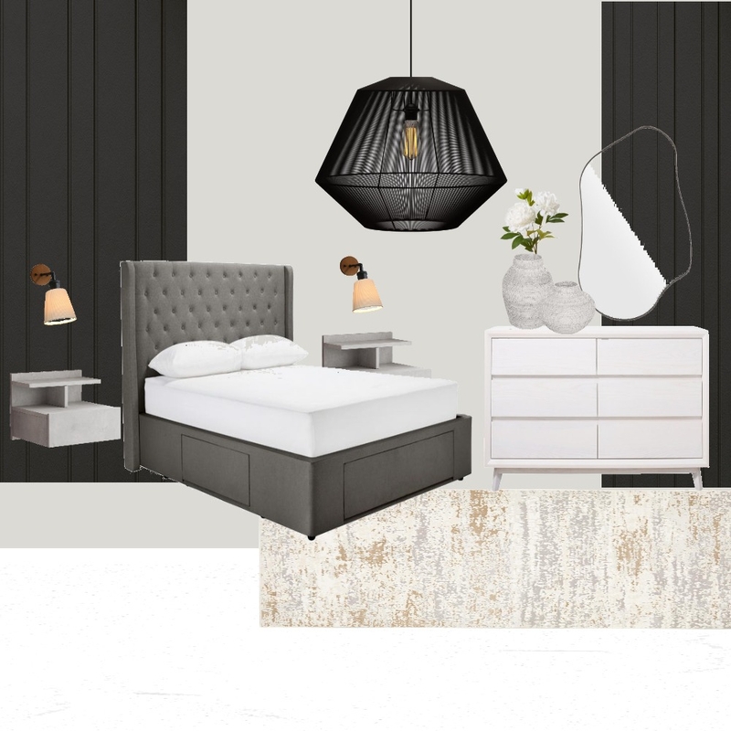 NASIA'S BEDROOM GREY option2 Mood Board by Stefanidou Dimitra on Style Sourcebook