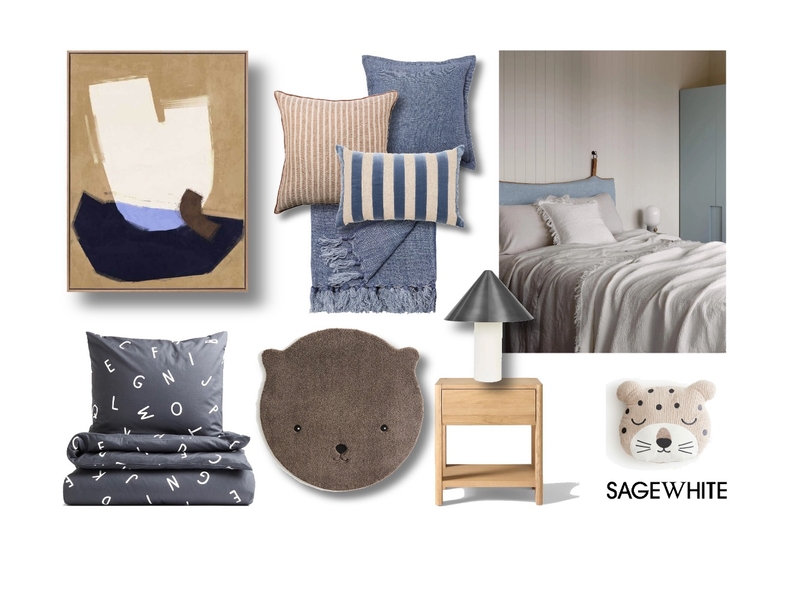 Boys Room Mood Board by Sage White Interiors on Style Sourcebook