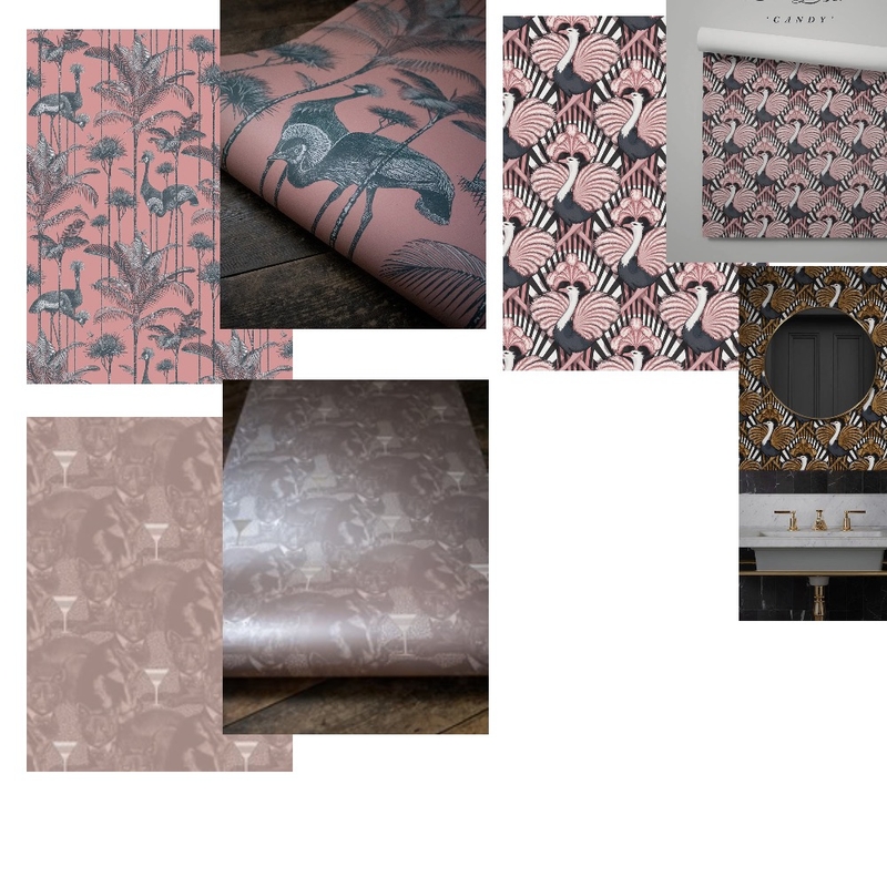 Wallpaper Mood Board by Rhiannon Lee, Oleander & Finch Interiors on Style Sourcebook