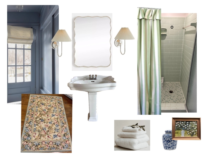 Runion's Bathroom Blue Walls Mood Board by Annacoryn on Style Sourcebook