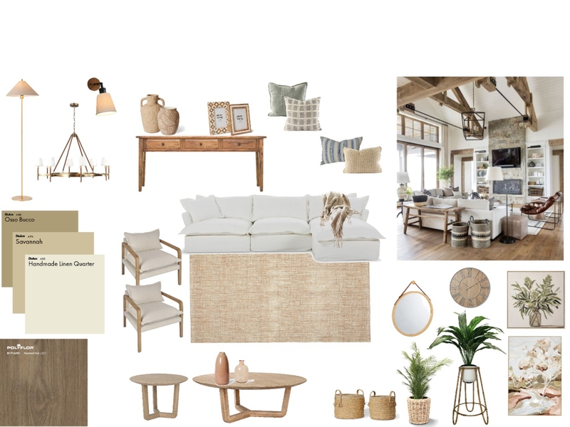 Modern Farmhouse Mood Board by Jess Designs on Style Sourcebook