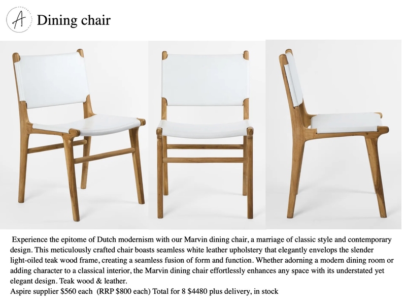 MCGEACHIE DINING CHAIR Mood Board by BeckieChamberlain on Style Sourcebook