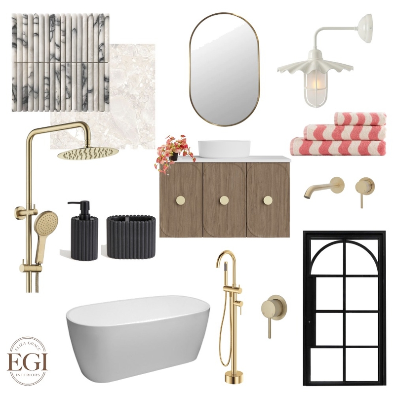 Luxe Ensuite Mood Board by Eliza Grace Interiors on Style Sourcebook