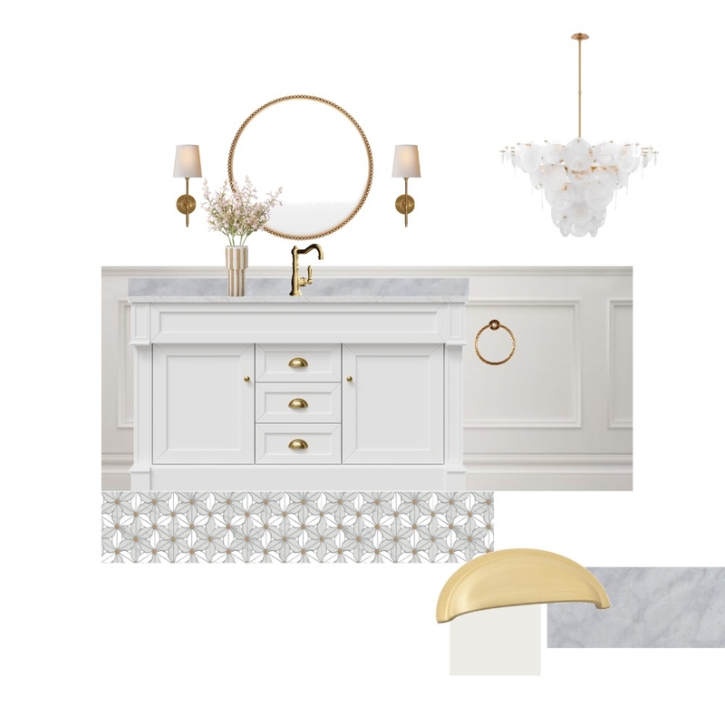 Wainscott Bathroom Mood Board by Vanity By Design on Style Sourcebook