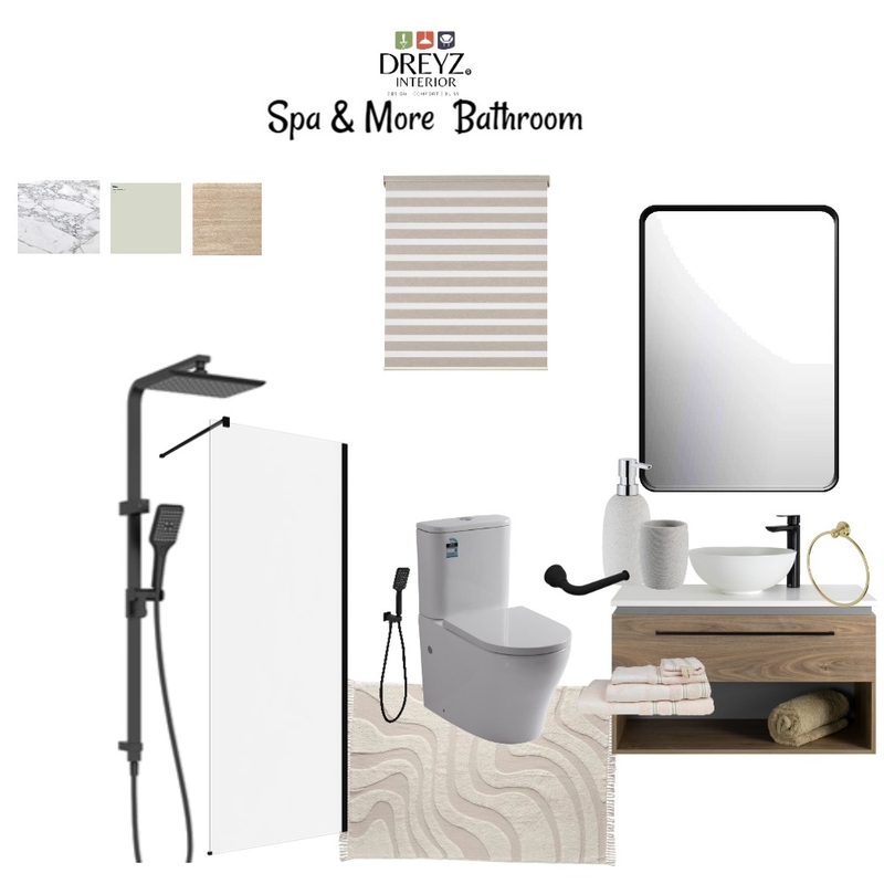 Spa & More Bathroom Mood Board by Derick Asiimwe on Style Sourcebook