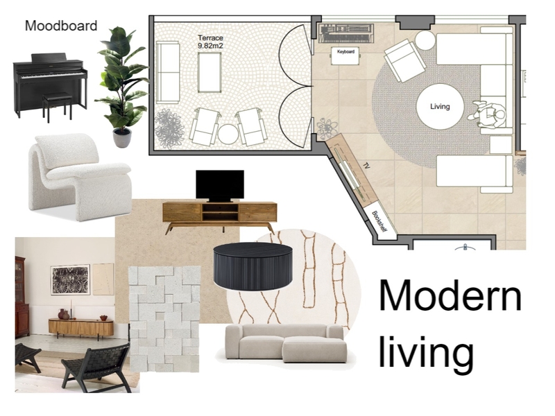 Modern living - isa Mood Board by Isadora on Style Sourcebook