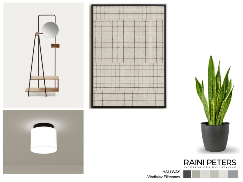 HALLWAY MOODBOARD Vlad Filemplate Mood Board by Raini Peters Interior Design + Styling on Style Sourcebook