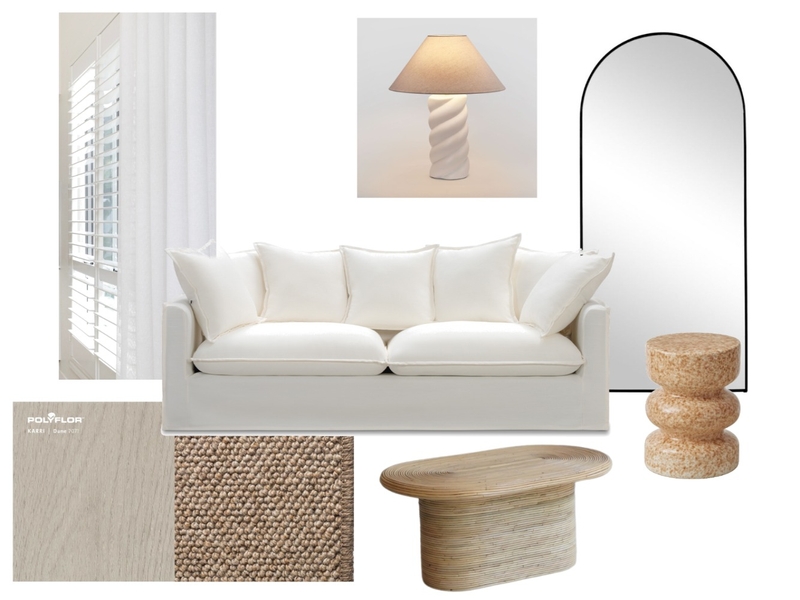 Neutral Coastal Living Room Mood Board by Studio McHugh on Style Sourcebook