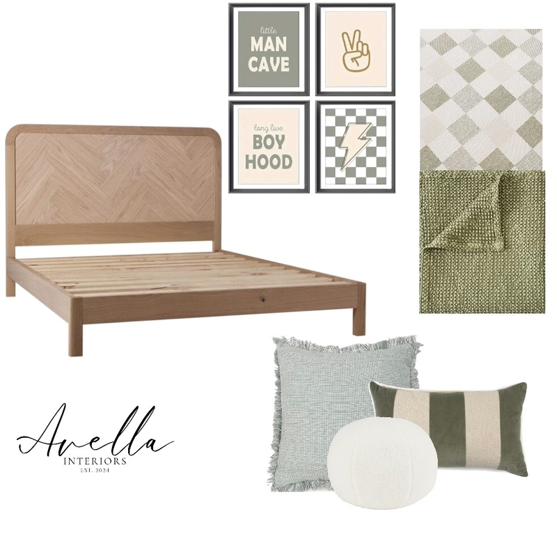 Boy’s Room - Sage Green Mood Board by Avella Interiors on Style Sourcebook