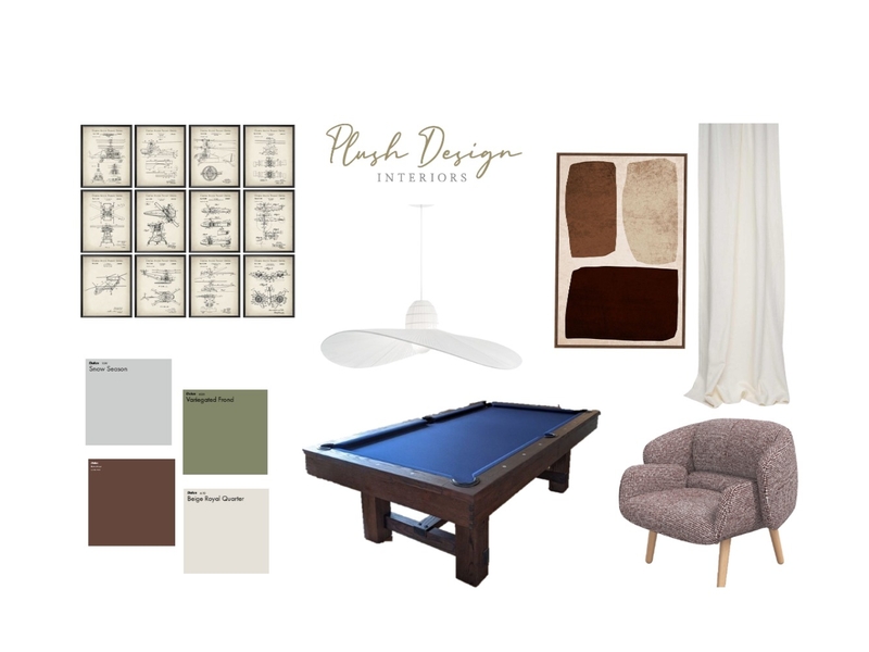 Games Room Mood Board by elliewatson on Style Sourcebook