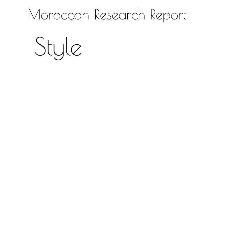 Moroccan Design Style Research Report Mood Board by anitamcrae on Style Sourcebook