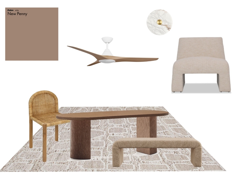 Blush Dining Room Mood Board by Studio McHugh on Style Sourcebook