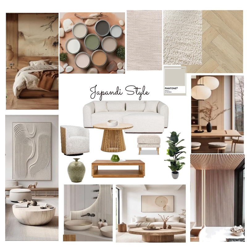 Japandy style Mood Board by IB on Style Sourcebook