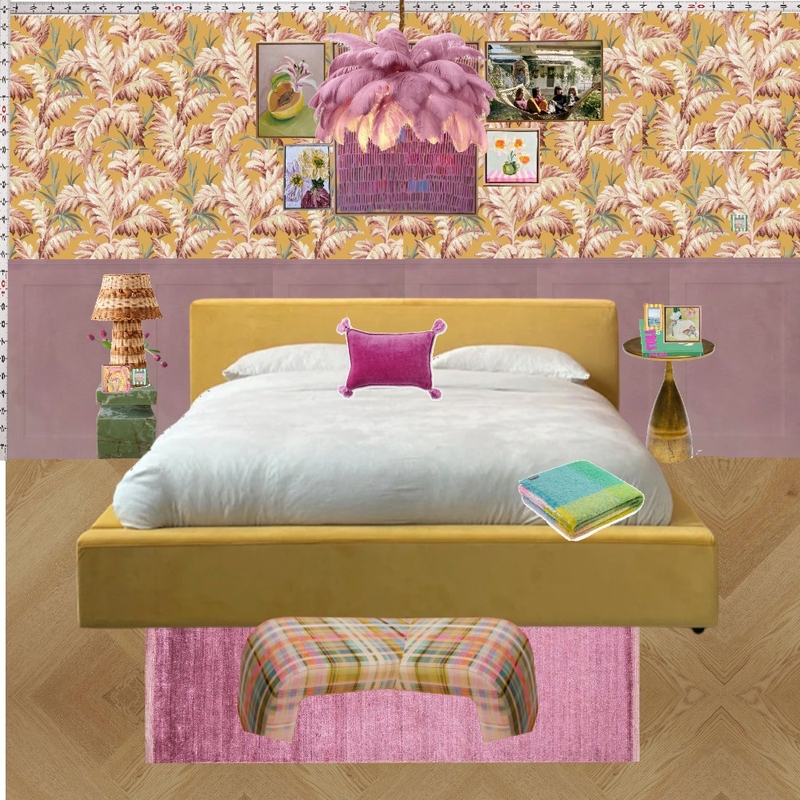 Old Hollywood Bedroom Wall Mood Board by dl2407 on Style Sourcebook