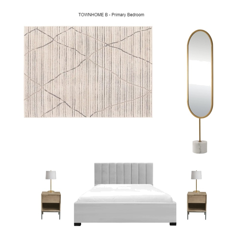 TOWNHOME B - PRIMARY BEDROOM Mood Board by parliament on Style Sourcebook