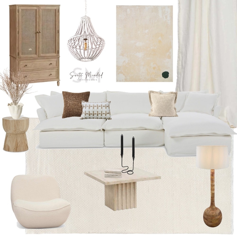 elegant neutral living room Mood Board by Suite.Minded on Style Sourcebook