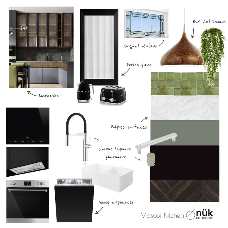 Art Deco Kitchen Renovation Mood Board by bashton on Style Sourcebook