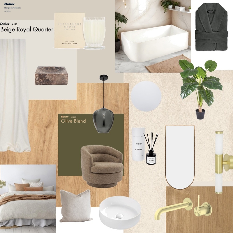 Master bedroom Mood Board by charline.barre@studytafensw.edu.au on Style Sourcebook