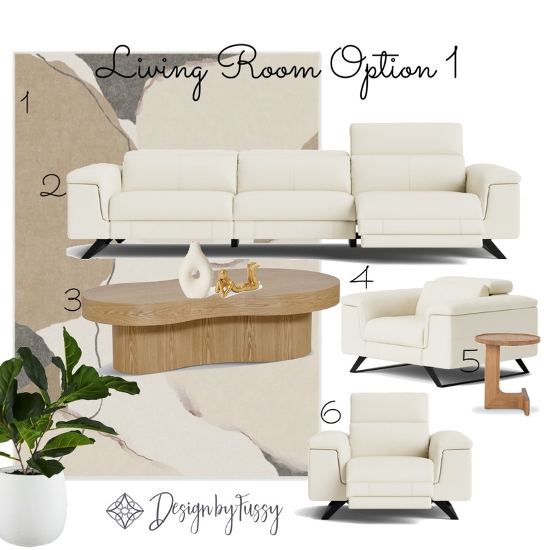 Living room Option 1 Mood Board by DesignbyFussy on Style Sourcebook