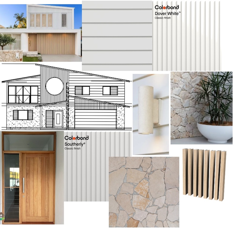 Thompson Front Exterior Mood Board by Kylie Cahill on Style Sourcebook