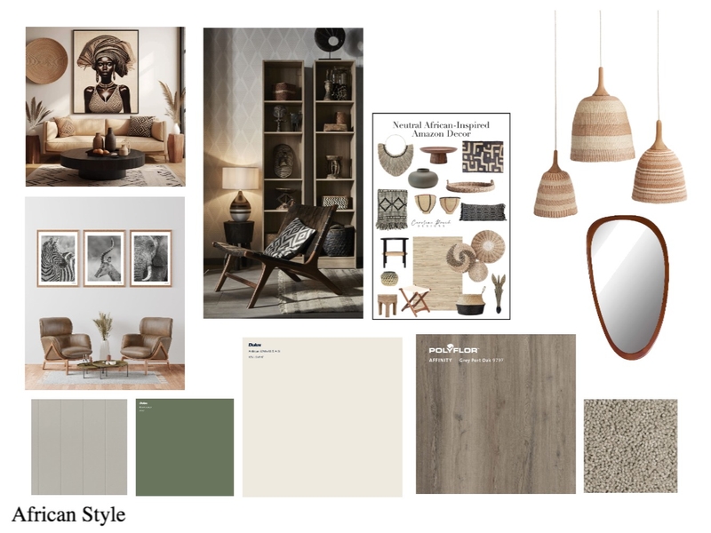 African Sun Mood Board by Istyle on Style Sourcebook