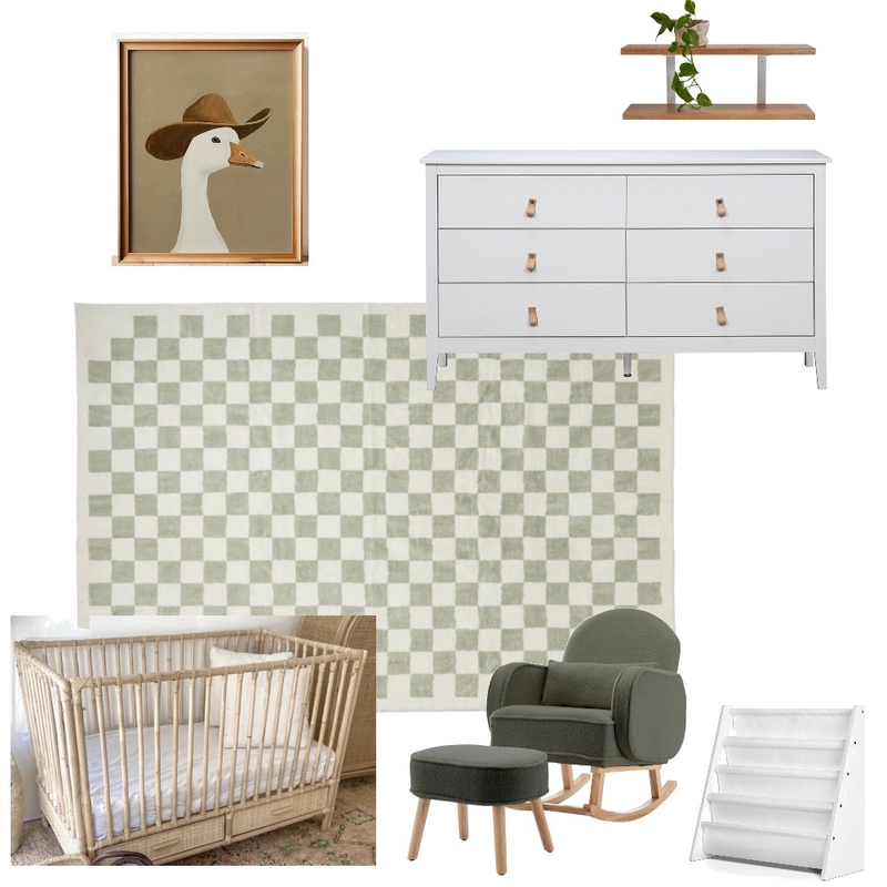 Nursery #2 greens Mood Board by hangilbert on Style Sourcebook