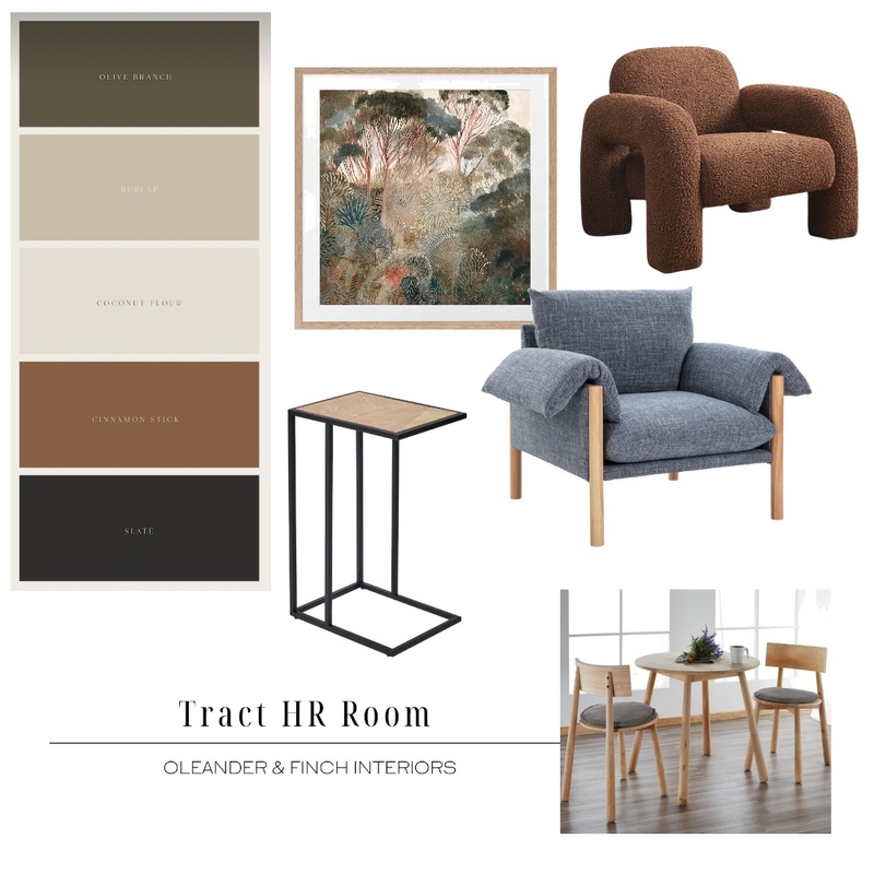 Tract, HR room v 2 Mood Board by Oleander & Finch Interiors on Style Sourcebook