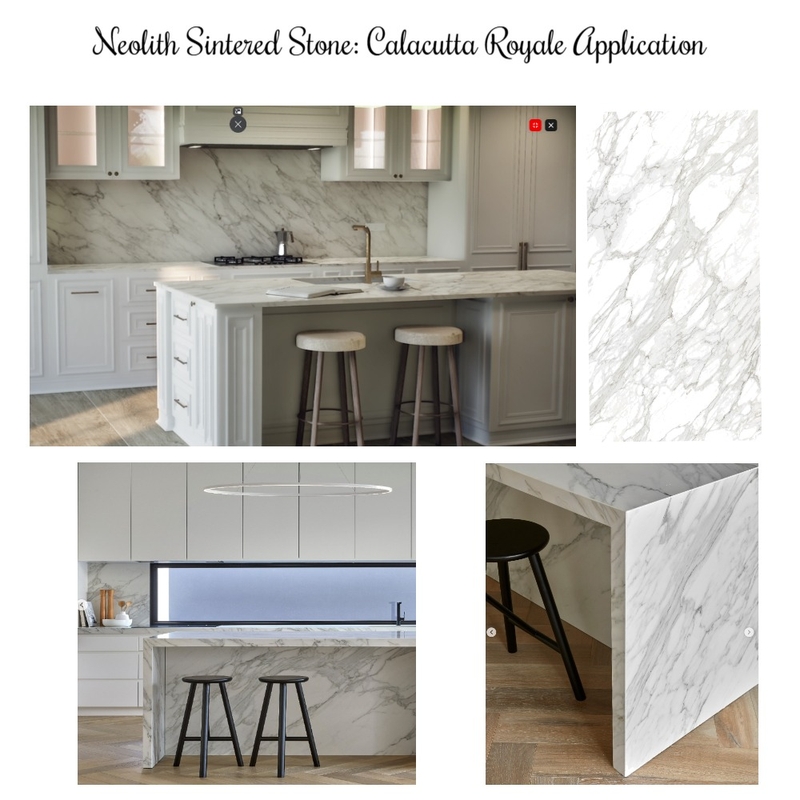 Neolith Sintered Stone Calacutta Royale Mood Board by Space Style Melbourne on Style Sourcebook