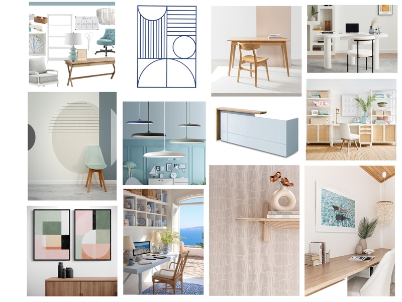 Coastal Home Office Mood Board by iamdarius on Style Sourcebook