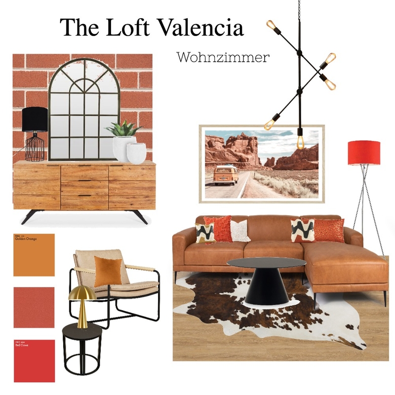 The Loft Valencia WOHNZIMMER Visualboard Mood Board by Karuna on Style Sourcebook