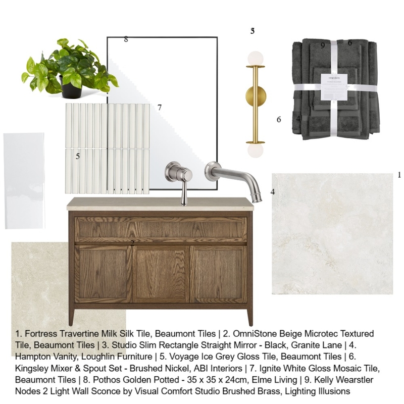 Main bathroom Mood Board by Chelseko on Style Sourcebook