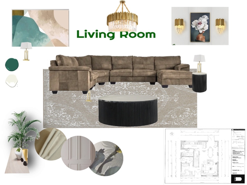 Living Room Monochromatic for Assignment 9 29-10-24 Mood Board by JudyK on Style Sourcebook