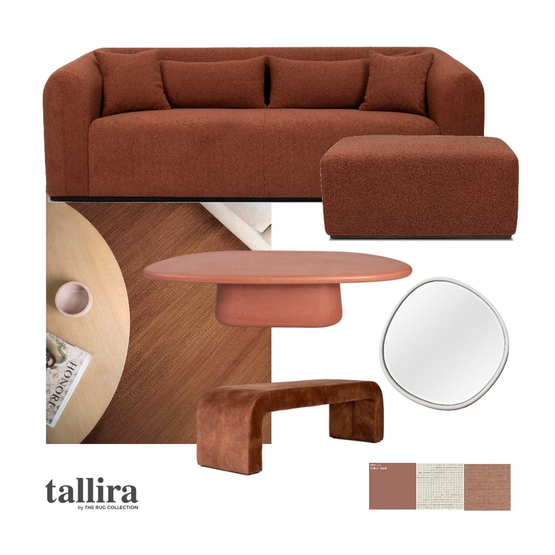 RUST LOVE Mood Board by Tallira | The Rug Collection on Style Sourcebook