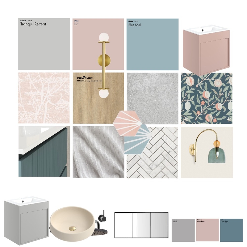 Blush and Brass Mood Board Mood Board by Studio Tamar Creative on Style Sourcebook