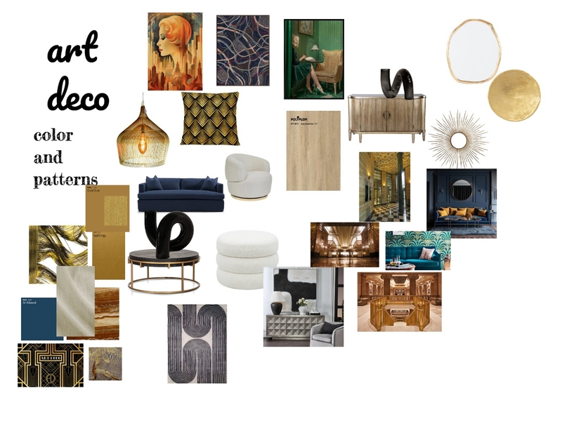 art deco Mood Board by caseypigg78@gmail.com on Style Sourcebook