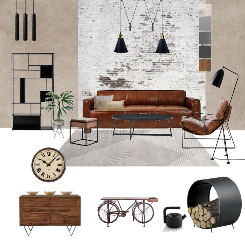 industrial 1 Mood Board by Sanaztorbati2016@gmail.com on Style Sourcebook