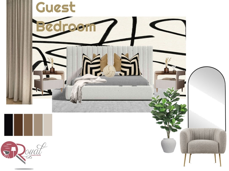 GUEST BEDROOM CINDY Mood Board by dimakatso on Style Sourcebook