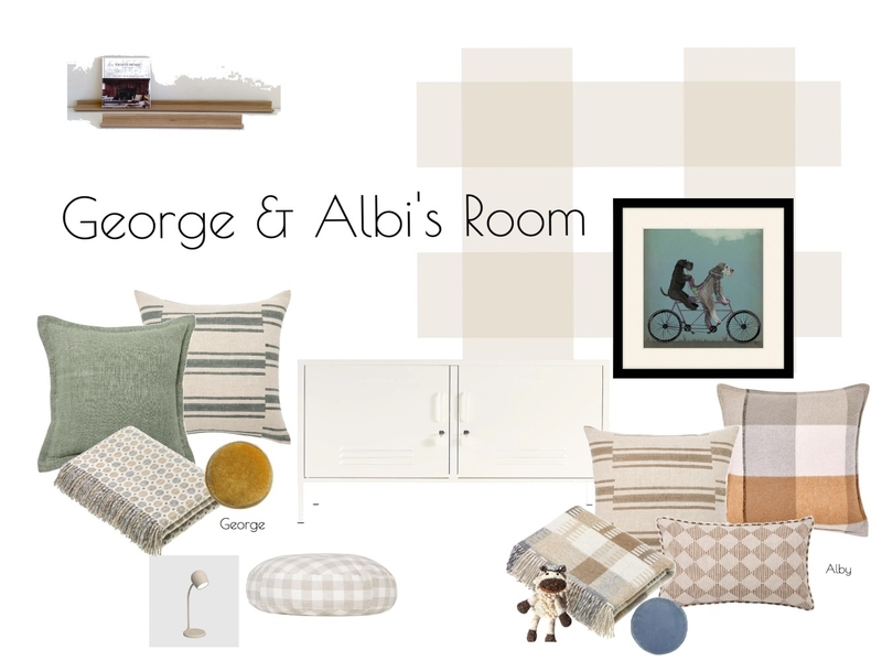 George & Alby Mood Board by Sandra Chambers on Style Sourcebook