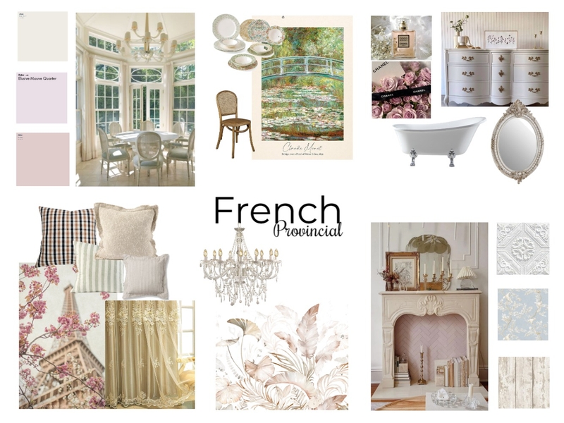 French Provincial_Module 03 Mood Board by AmyNicol on Style Sourcebook