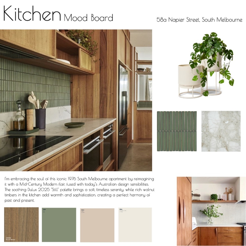 Kitchen - 58a Napier St, Sth Melb Mood Board by Spaces To Liv on Style Sourcebook