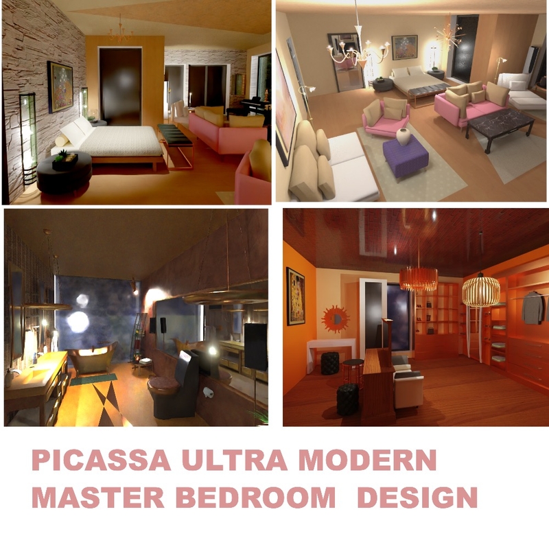 PICASA ULRA MODERN BEDROOM MAIN DESIGN Mood Board by PICASSA INTERIOR DESIGN INSPIRATIONS on Style Sourcebook