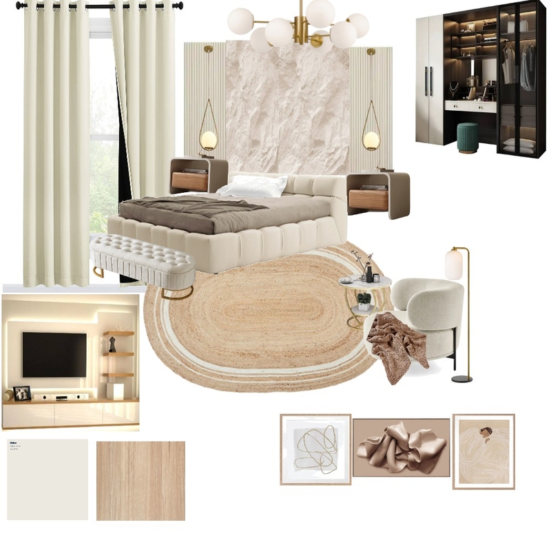 Beige bedroom 1 Mood Board by Xtiana.o on Style Sourcebook