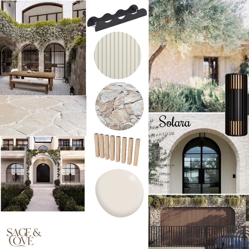 Facade for Solara Mood Board by Sage & Cove on Style Sourcebook