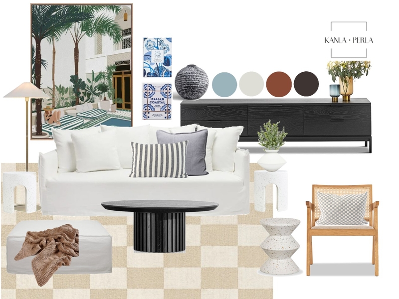 Organic Modern + Moroccan Mood Board by K A N L A    P E R L A on Style Sourcebook