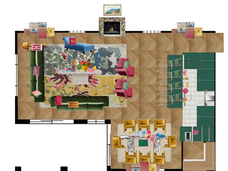 Great Room Space Planning Mood Board by dl2407 on Style Sourcebook