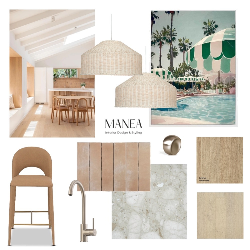 Modern Warm Coastal Kitchen Mood Board by undefined on Style Sourcebook