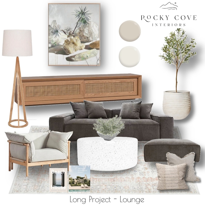 Long Project - Lounge Mood Board by Rocky Cove Interiors on Style Sourcebook
