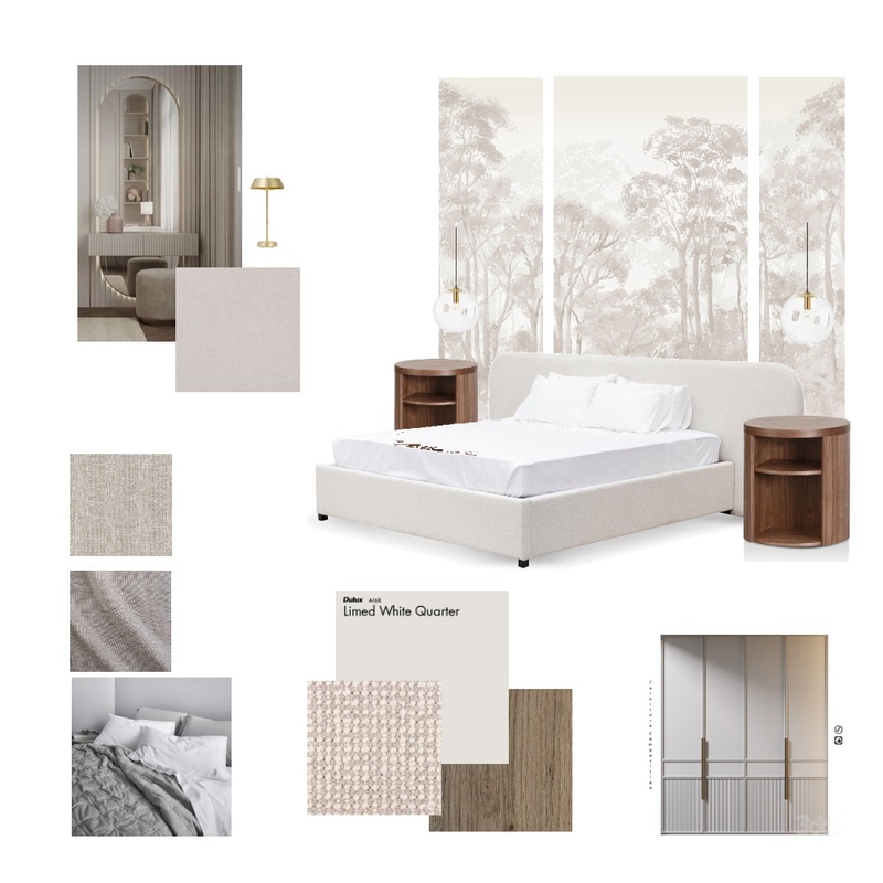 Bedroom modern classic Mood Board by Kate Yakhimovich on Style Sourcebook