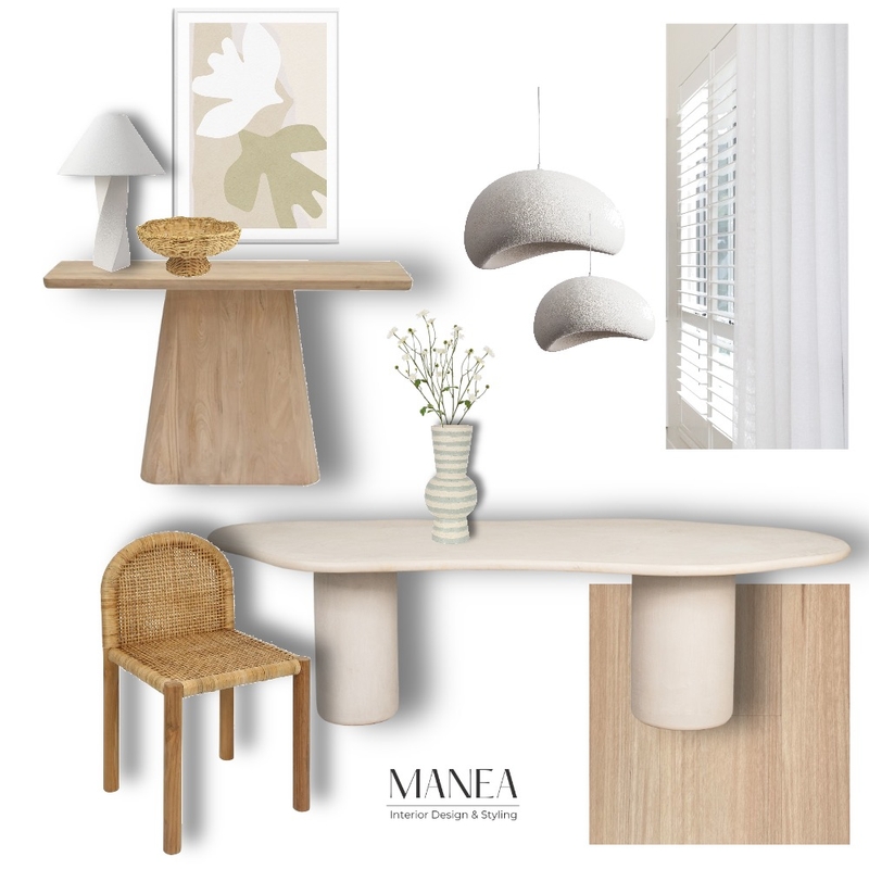 Light Coastal Dining Mood Board by undefined on Style Sourcebook